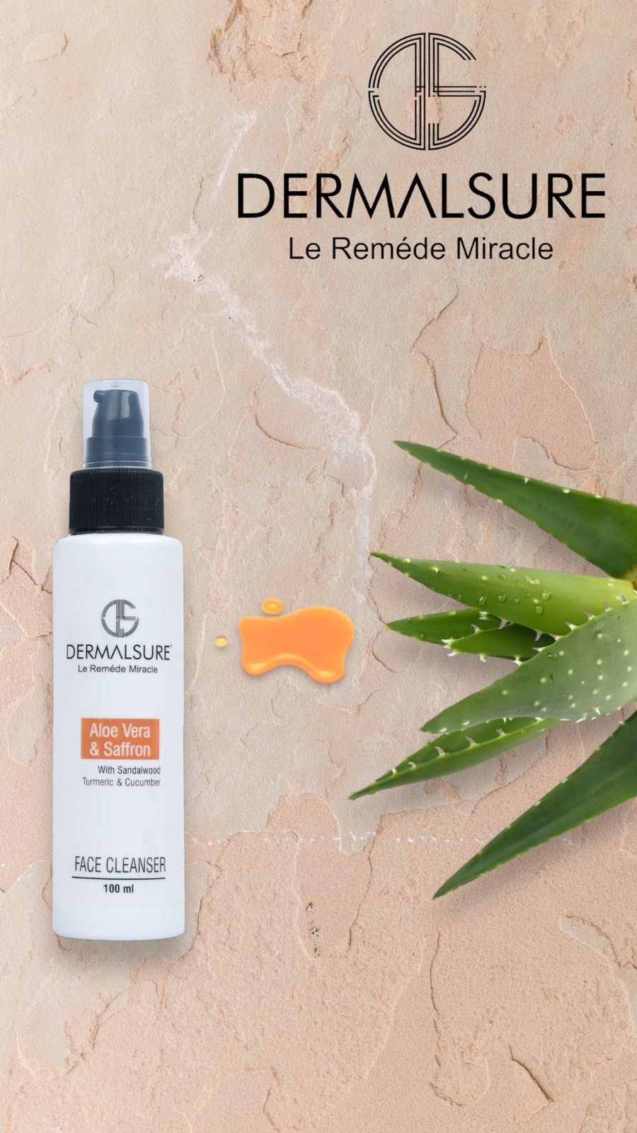 Aloe Vera - Saffron Face Cleanser