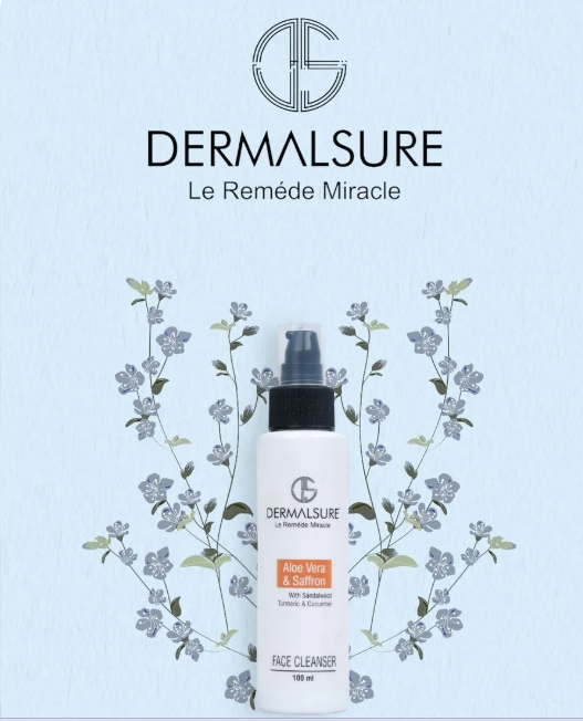 "Radiant Skin Naturally: The Benefits of DERMALSURE Aloe Vera - Saffron Face Cleanser"
