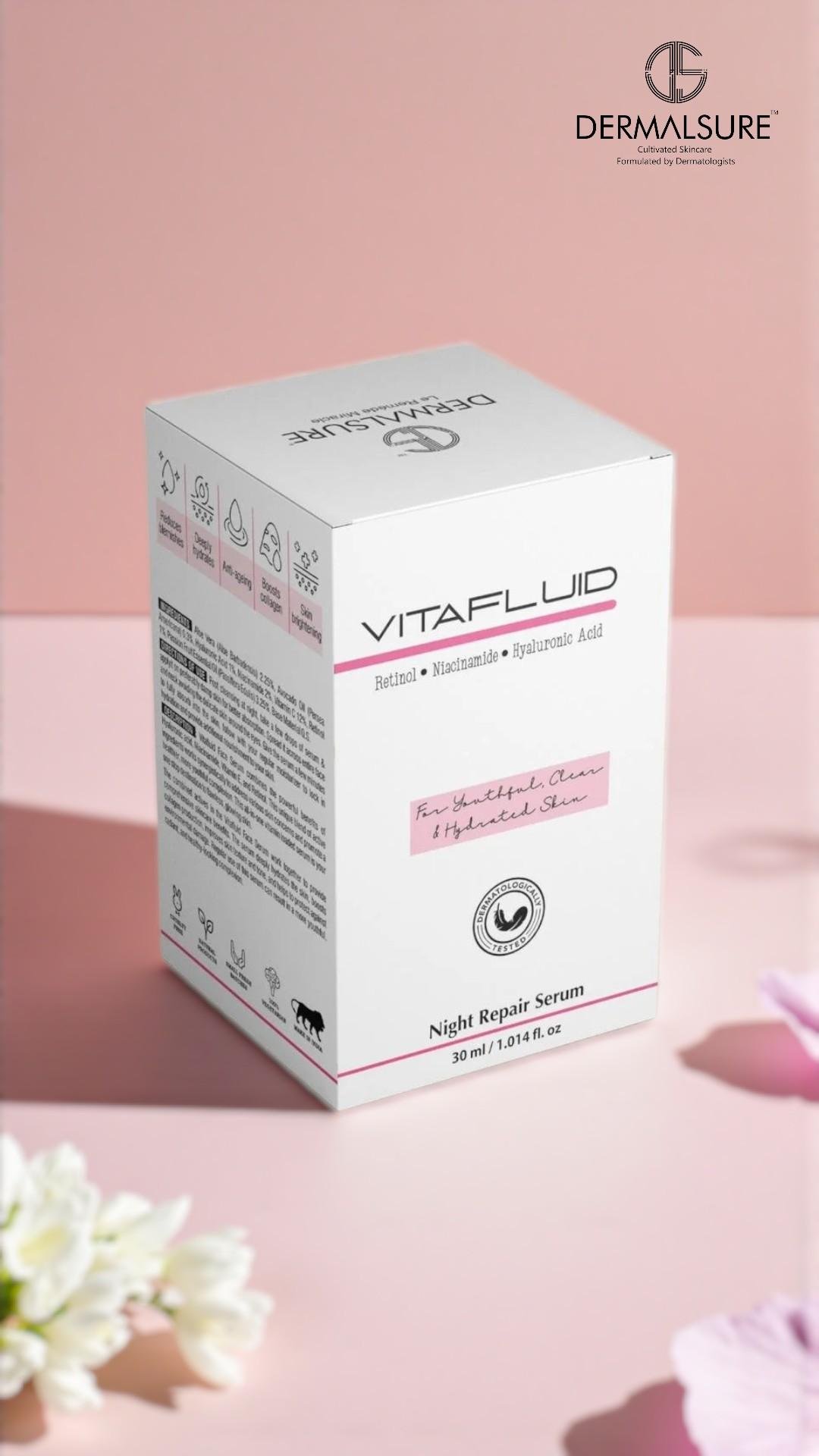 VITAFLUID Night Repair Face Serum